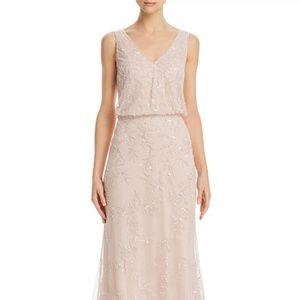 Adrianna Papell Embellished Blouson Gown